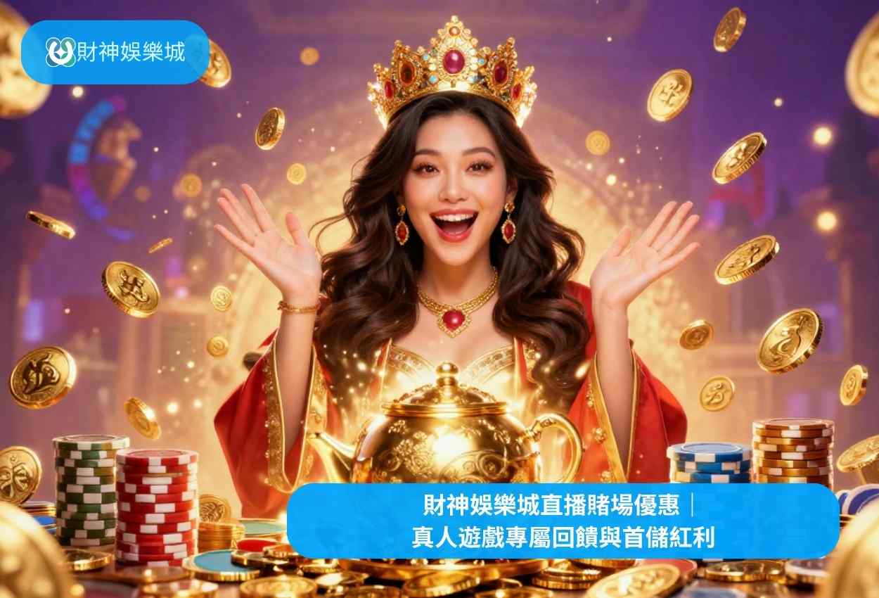 財神娛樂城直播賭場優惠｜真人遊戲專屬回饋與首儲紅利
